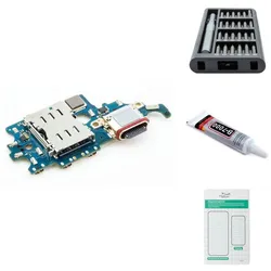 Samsung Galaxy S21 5G Ladebuchse / SIM-Kartenleser - Premium-Set