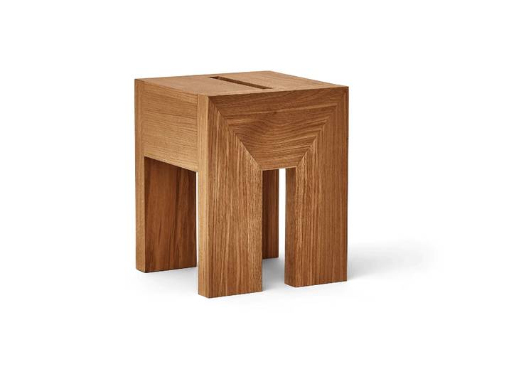Form & Refine Monolith Beistelltisch Eiche, 29x29x36 cm