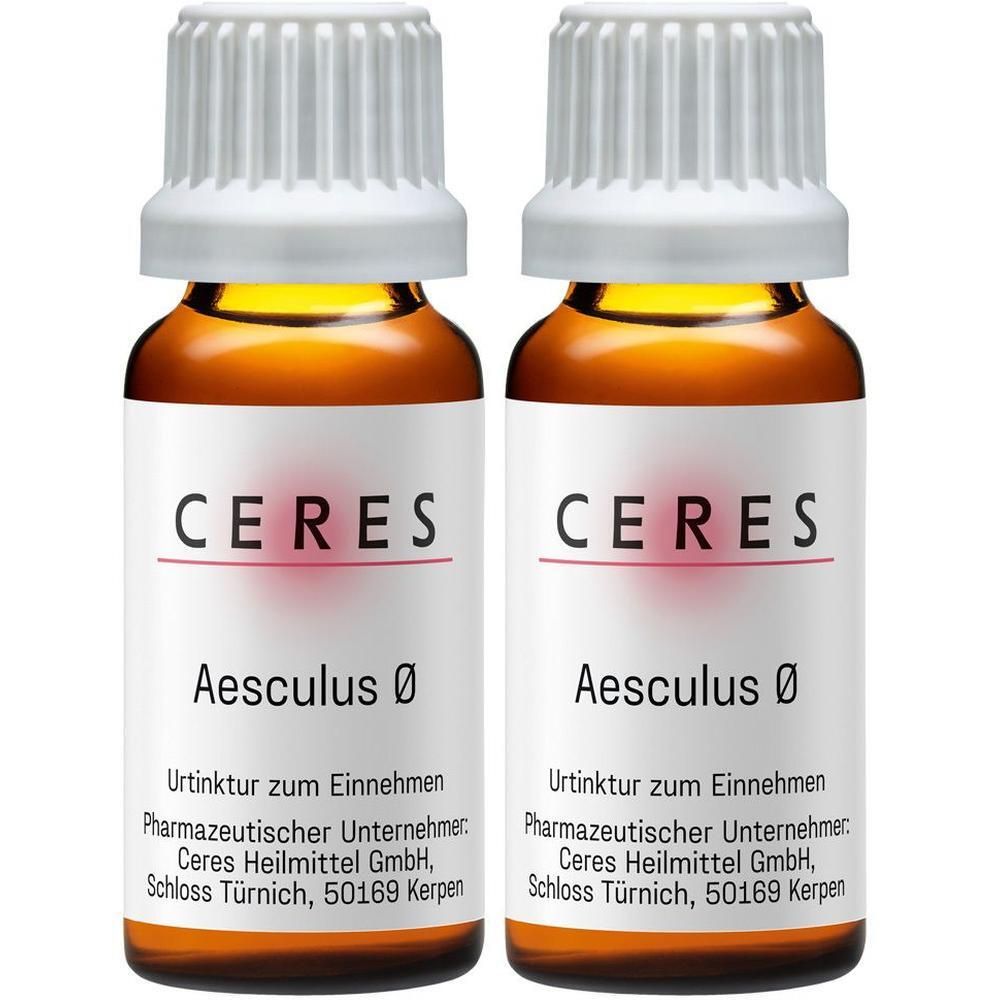 Ceres Aesculus Urtinktur 2x 2x20 ml Tropfen