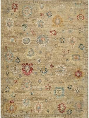 Exquisite Rugs Oxford hand-knotted Ghazni Wool Camel Area Rug