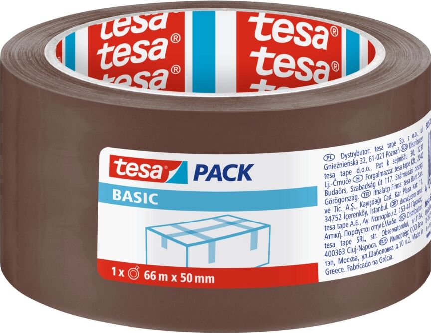 TESA BASIC NASTRO IMBALLO 66MT X 50MM AVANA