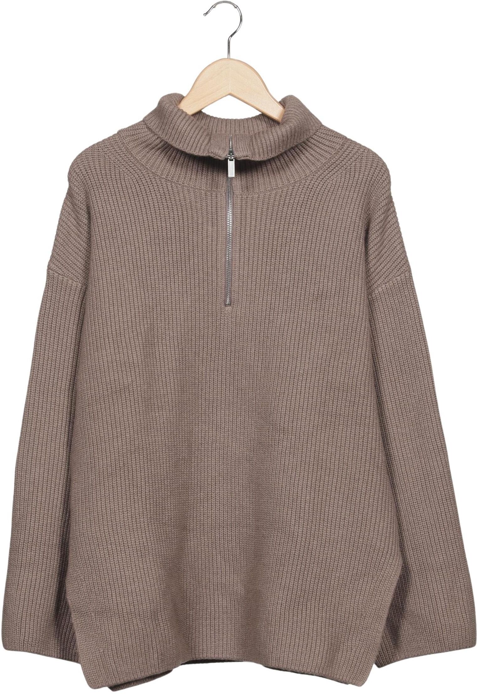 H&M Damen Pullover, Braun, Gr. M, Synthetik / Wolle - Second Hand