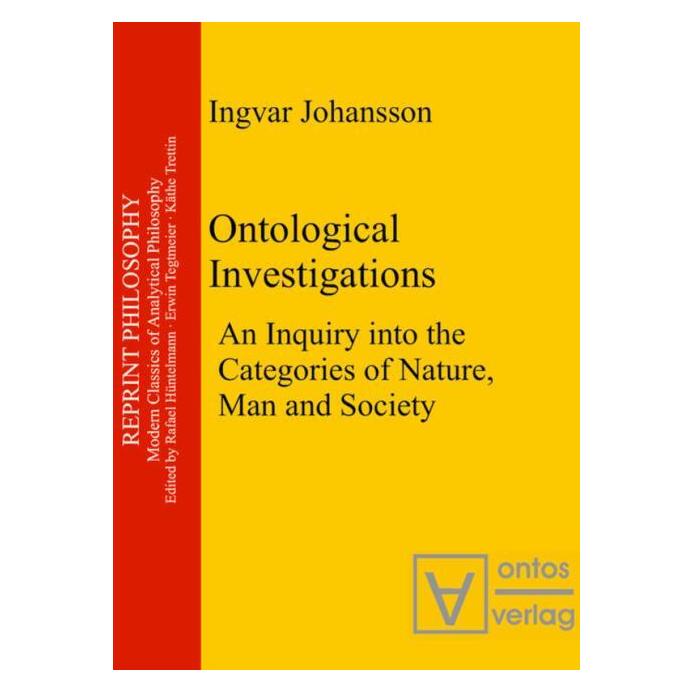 De Gruyter Johansson:Ontological Investigations (Englisch, Hardcover, Ingvar Johansson) (61636329)
