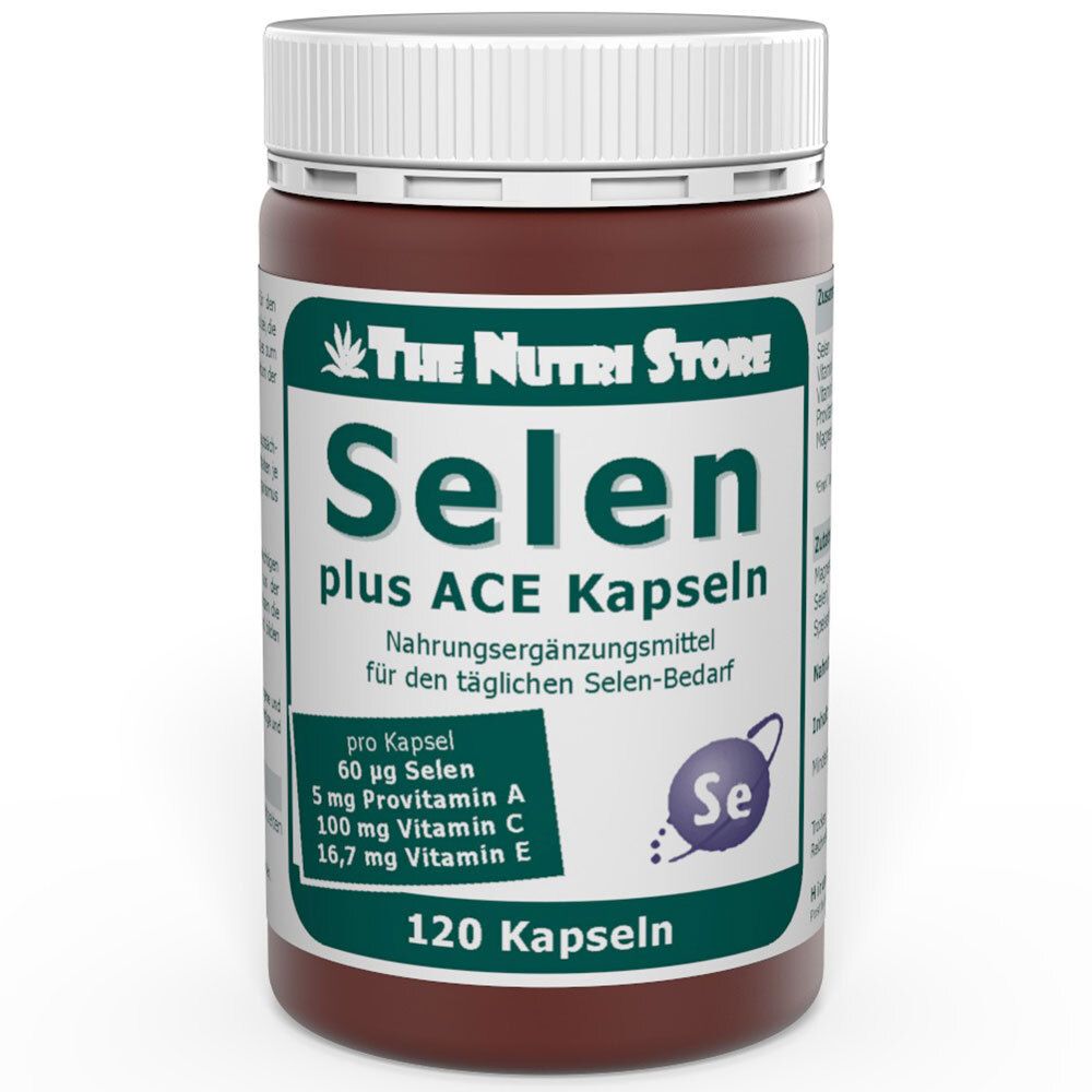 Selen 60 µg plus ACE Kapseln 120 St