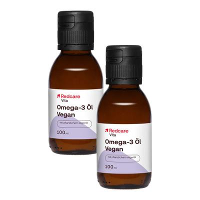 Redcare Omega-3 Öl Vegan Doppelpack 2x100 ml