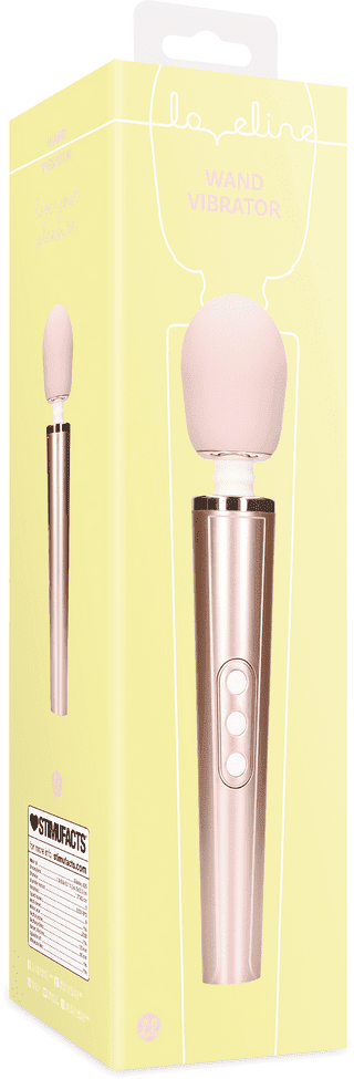 Loveline Wand Vibrator - Rose Pink