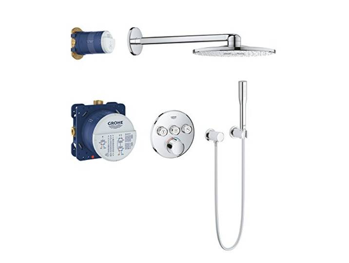 GROHE SmartControl Ensemble de douche encastré 3 sorties\, Douche de tête Rainshower 310\, Flexible 1\,5m\, Chrome\, 34709000