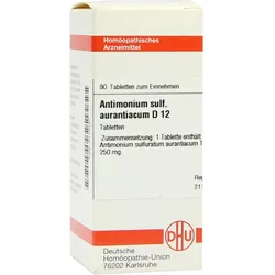 Antimonium Sulf Aurant D12 80 ST