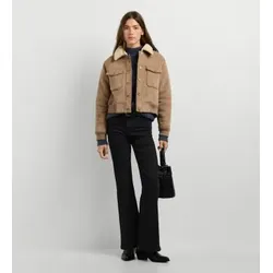 Pepe Jeans für Damen. PL4024502 Jacke Nina beige (XL), Lässig, Polyester