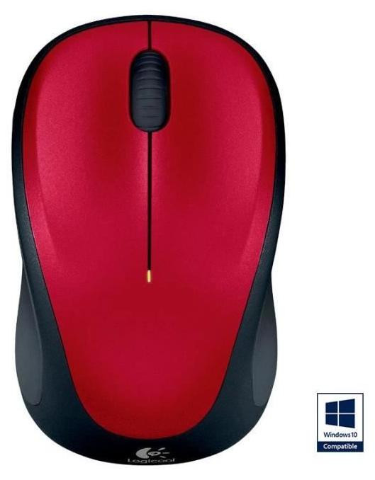 Logitech M235 Draadloze Muis Rood