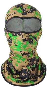 Inspired Finds Tactical Balaclava Cooling Neck Gaiter UV Protection Motorcycle Face Mask woodland Camo