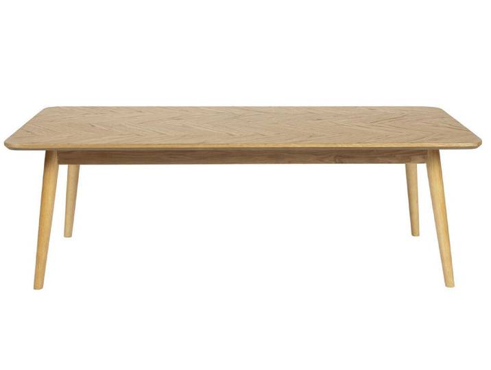 Couchtisch Fabio 120x60 – aus Eichenholz - Schwarz - Luxusbetten24