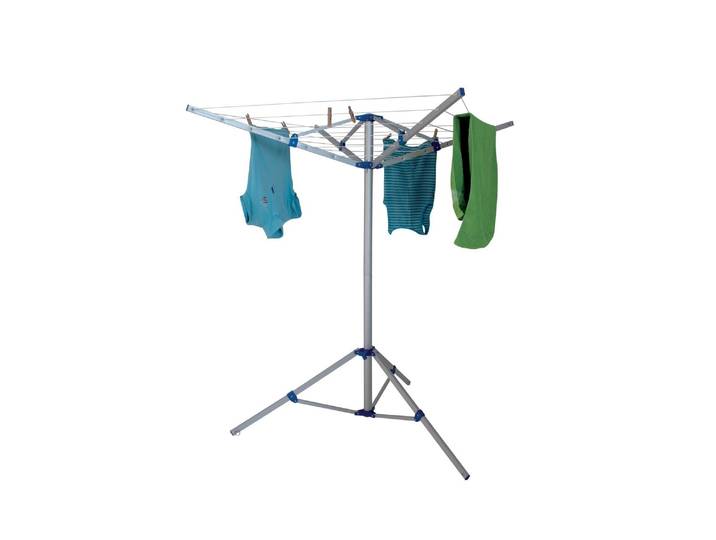 Wäschespinne EUROTRAIL, grau, Aluminium, Wäscheständer, Wäschespinne
