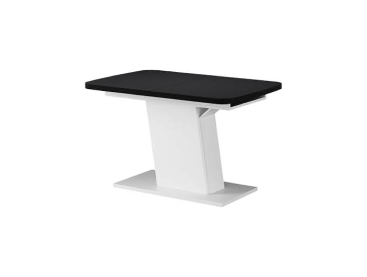 Vicco Esstisch Fenaro, Schwarz/Weiß, 120-160 x 80 cm