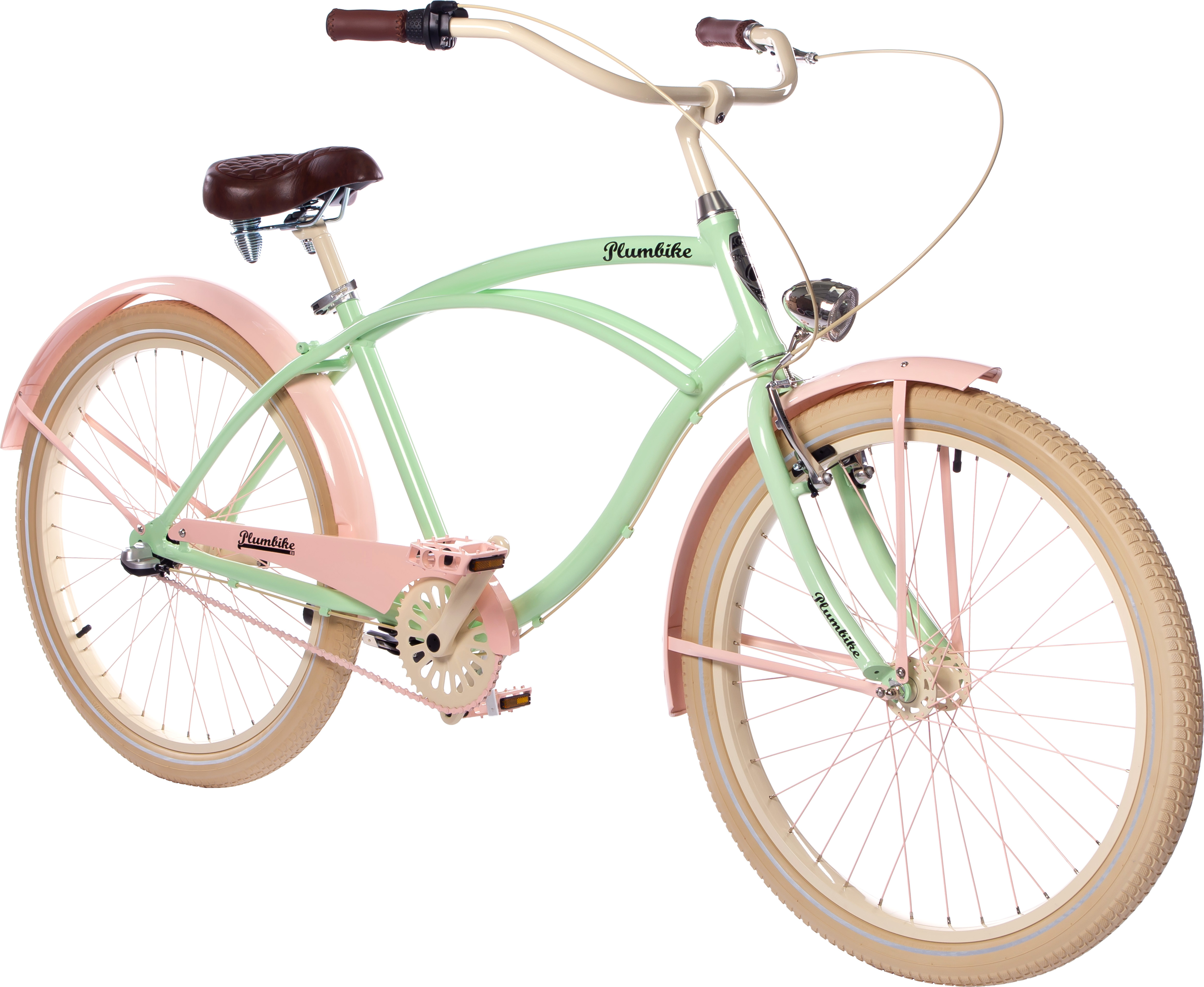 Plumbike Rider Rad 26" Pistachio 3-Gang, V-Brake - Keladon