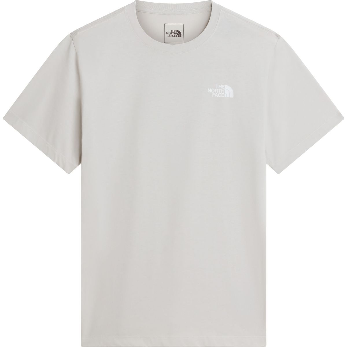 The North Face Mens Evolution Box NSE Regular Short Sleeve cumulus cloud (MYB) S NF0A8B6KMYB-S