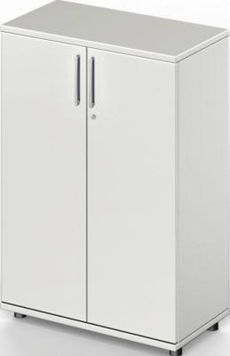 Schäfer Shop Pure Flügeltürenschrank Proplana, 3 Ordnerhöhen, Breite 800 mm, abschließbar, lichtgrau