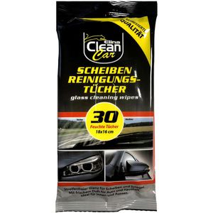 Elina-Clean Reinigungstücher Car, feucht, für Scheiben, im Softpack, 30 Tücher