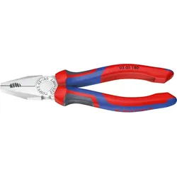 KNIPEX Kombizange 200mm Mehrkomponenten-Hülle verchromt 03 05 200