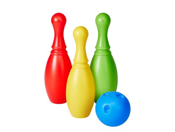 Bowling Set 8-teilig bunt