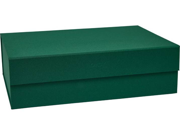 OYOY LIVING Boîtes de rangement L45 x W33 x H15 Vert