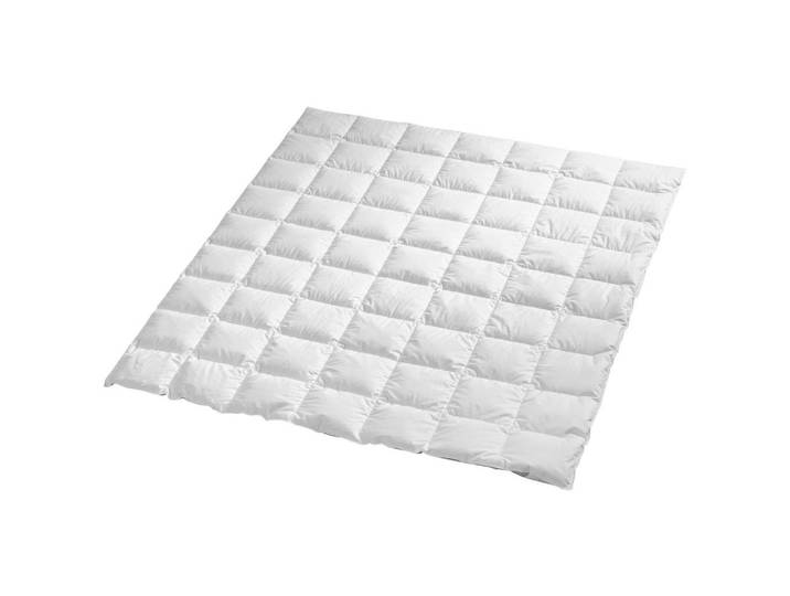Billerbeck Leichtduvet, Weiss, Textil, Füllung: Federn, Daunen, 160x210 cm, temperaturausgleichend, feuchtigkeitsregulierend, weich und anschmiegsam, reines Naturprodukt, passt sich perfekt der Körperform an, für alle Schlafpositionen geeignet, atmungsaktiv, luftdurchlässig, Heimtextilien, Kopfkissen & Duvets, Duvets, Sommerdecken