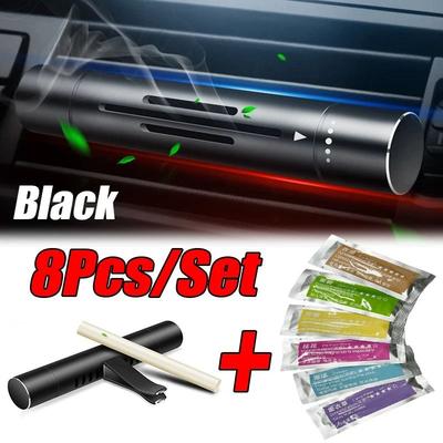 Uplifted Finds Car Air Vent Perfume Clip Set 8Pack Car Air Freshener Aroma Fragrance black 8 Pcs Set