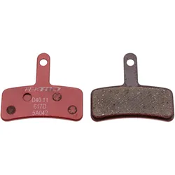 Tektro Scheibenbremsbelag D40.11 semi-metallisch rot