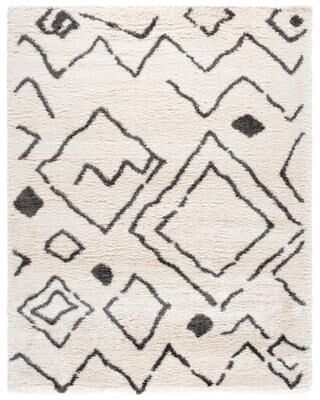 SAFAVIEH Handmade Flokati Djuna Shag Solid Polyester Rug