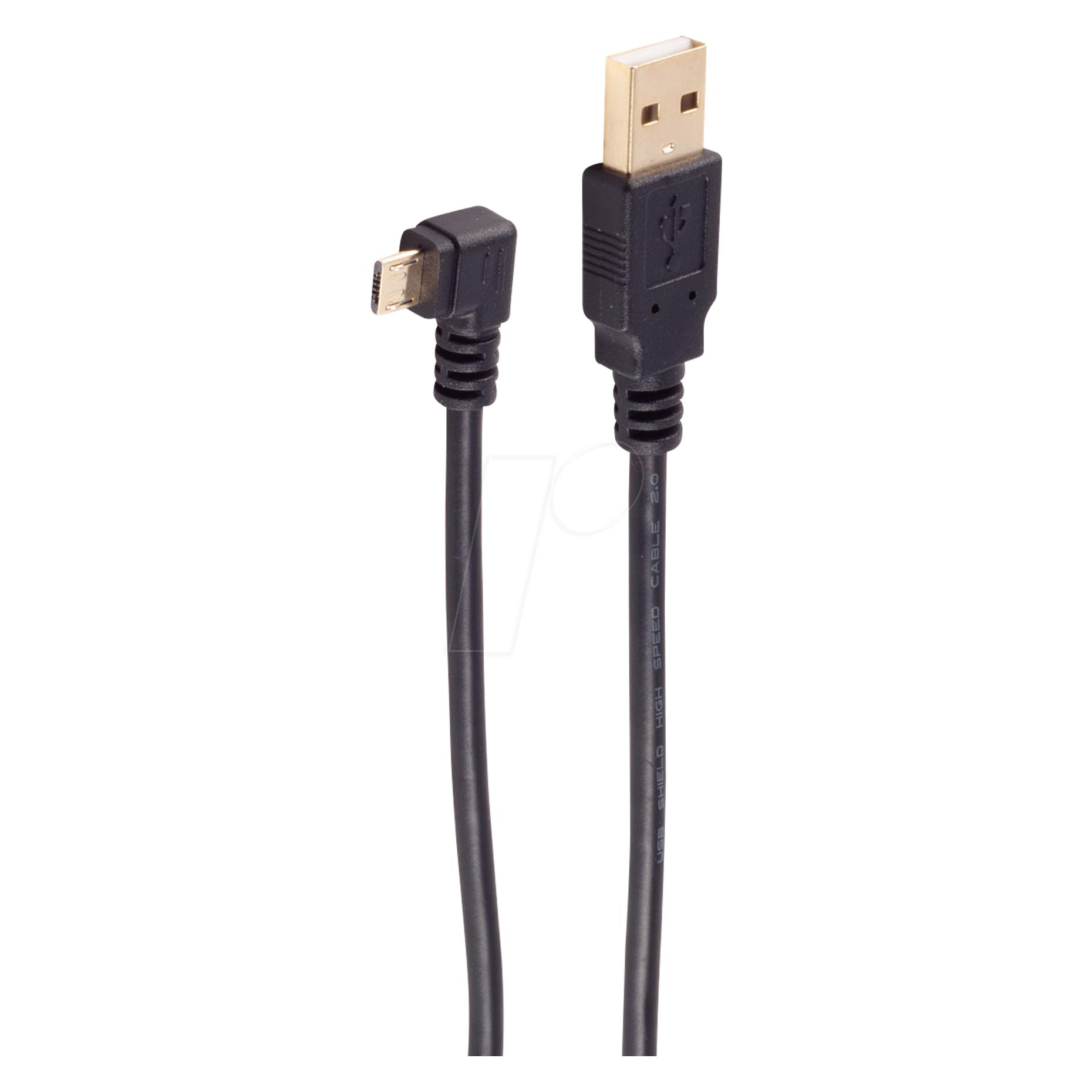 Shiverpeaks BS13-10001 USB Kabel 1 m 2.0 USB A Micro-USB B Schwarz (1 m, USB 2.0) (BS13-10001)