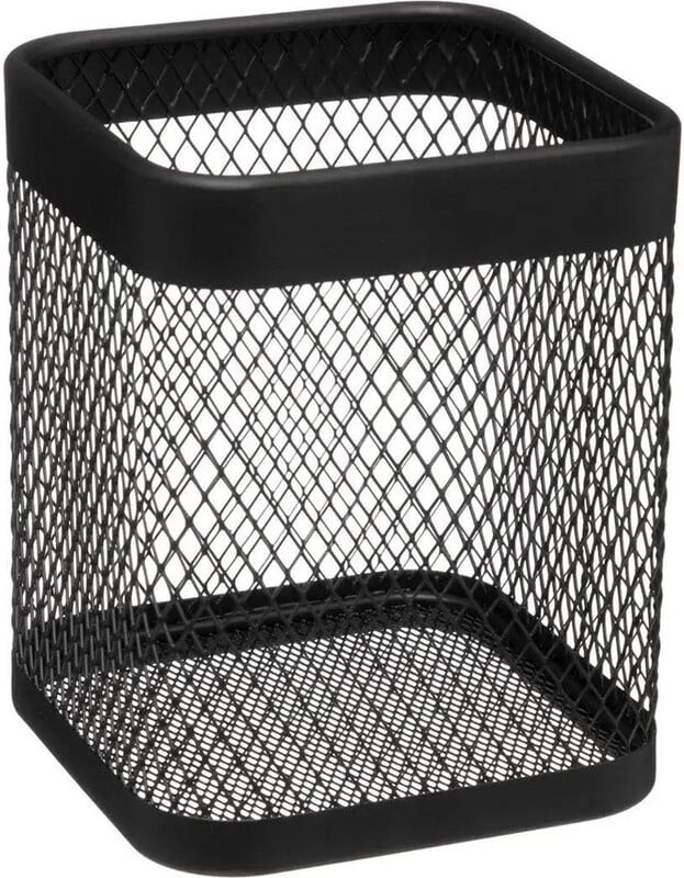 5five Bestekhouder - Zwart - B: 11,5 cm, D: 11,5 cm, H: 16 cm