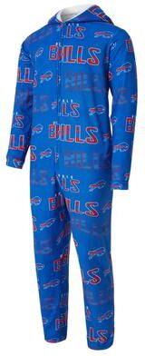 NFL Men's Shuffle Union Suit (Size XXXL) Buffalo Bills/Royal Blue, Polyester,Spandex