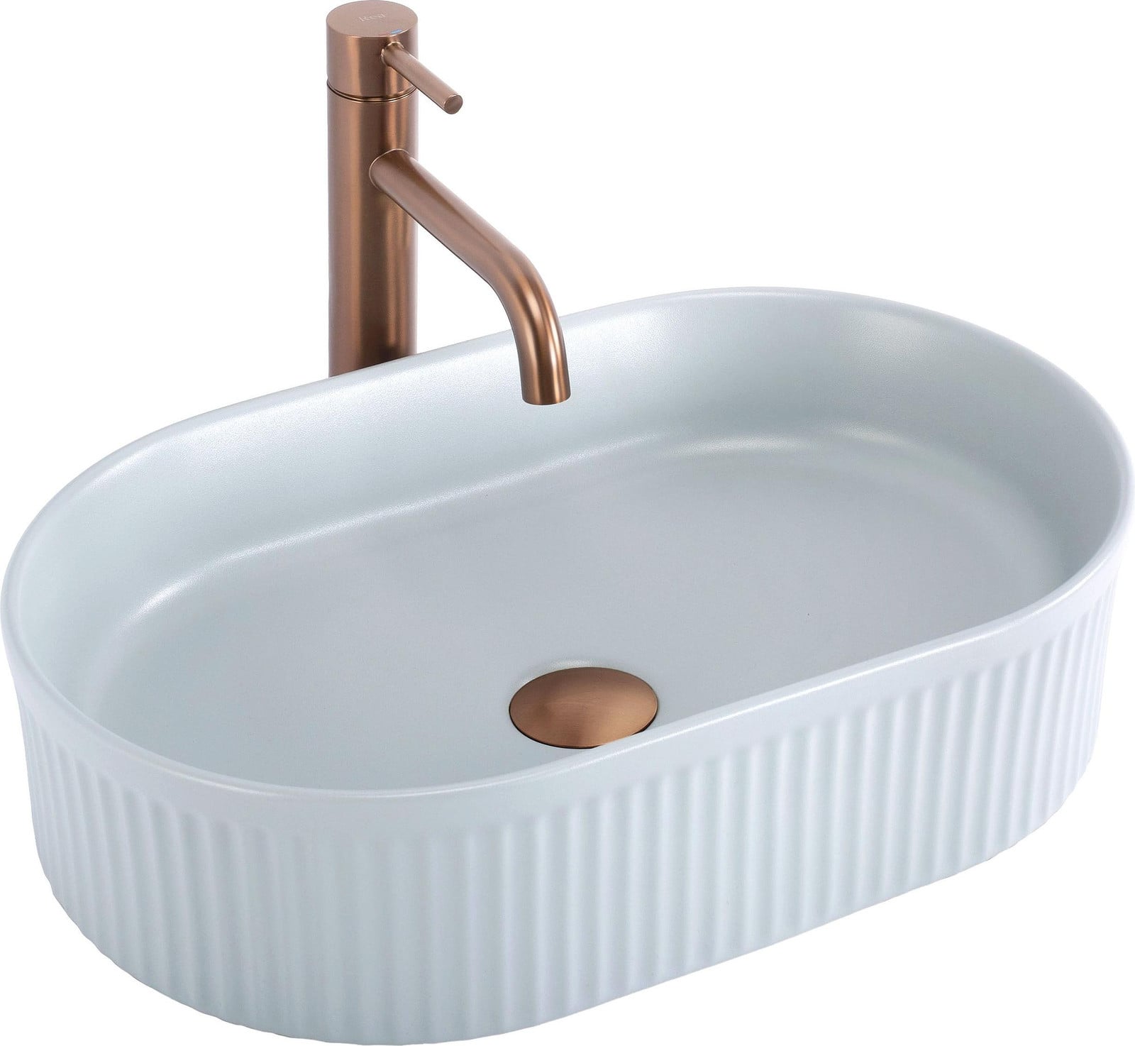 Rea Opzetwastafel Vanda Baby Blue Matt