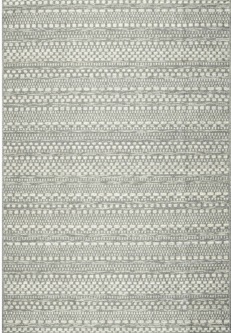 Natur Pur Jamel Striped Indoor / Outdoor Area Rug Silver Rectangle 200 x 290cm