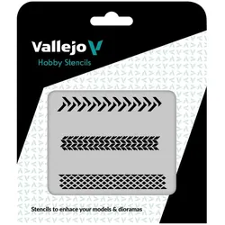 Vallejo Tyre Markings Stencil