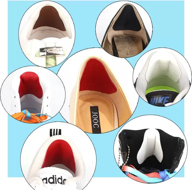 INF Aufkleber Reparaturflicken für Schuhfersen-Reparatur Schwarz 4 Stück Beige