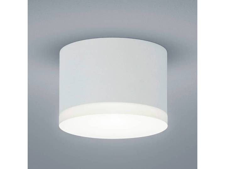 Helestra Deckenlampe Pala, dimmbar, weiß / opal, für Wohn- / Esszimmer, Metall, Modern, Deckenlampe