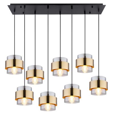GLOBO LIGHTING Hängeleuchte "MILLEY", schwarz, 1 Stk., Leuchten, Hängelampe/Pendelleuchte/Esszimmer/Wohnzimmer/Esstisch, Hängeleuchte