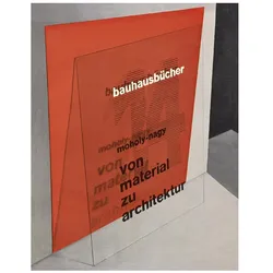 von material zu architektur, Fachbücher von László Moholy-Nagy
