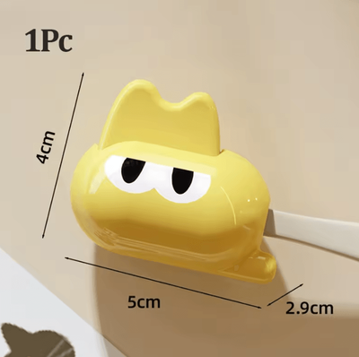 Inspire Curations Portable Protective Toothbrush Head Covers For Travel And Home yellow