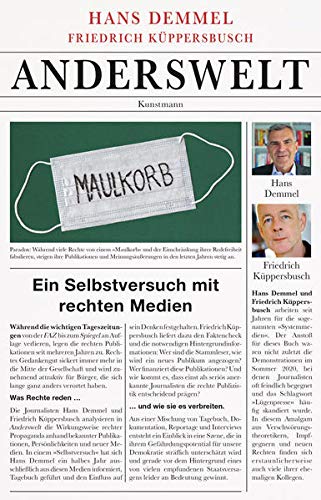 Demmel - Anderswelt: Ein Selbstversuch mit rechten Medien - Preis vom 12.10.2026 11:37:12 h