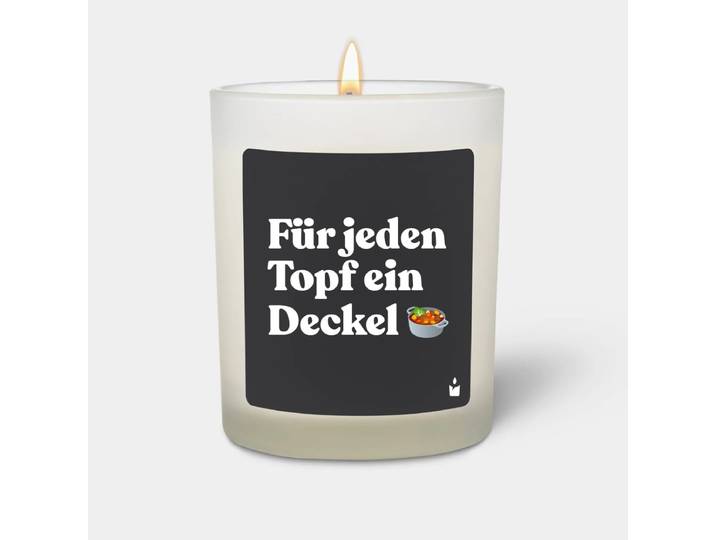 Duftkerze Flowery Für jeden Topf ein Deckel