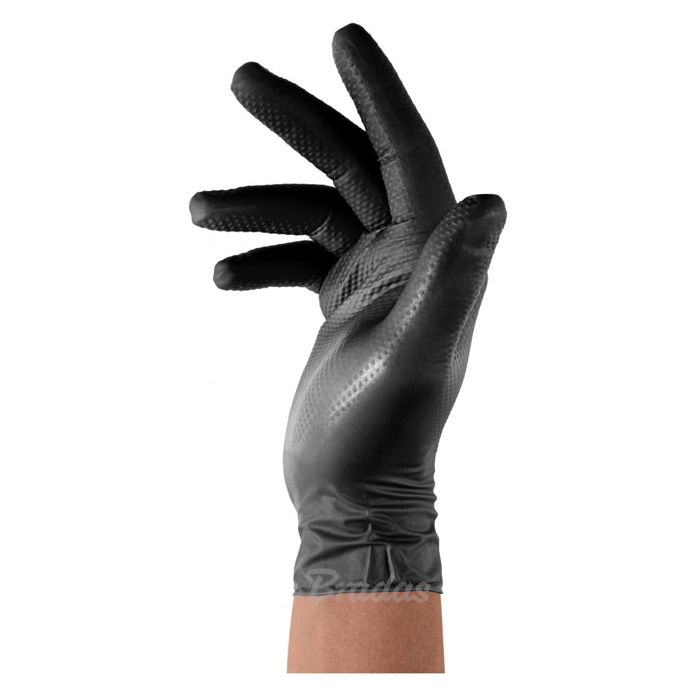 Bradas Diamond Nitrilhandschuhe Schwarz 9-10 (10) (54024347)