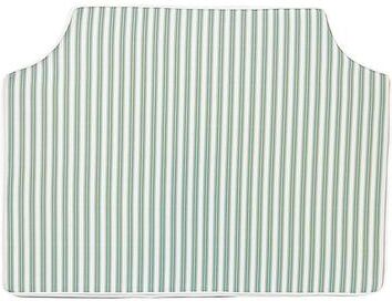 Caroline Stripe Foam Headboard - Green - Ballard Designs
