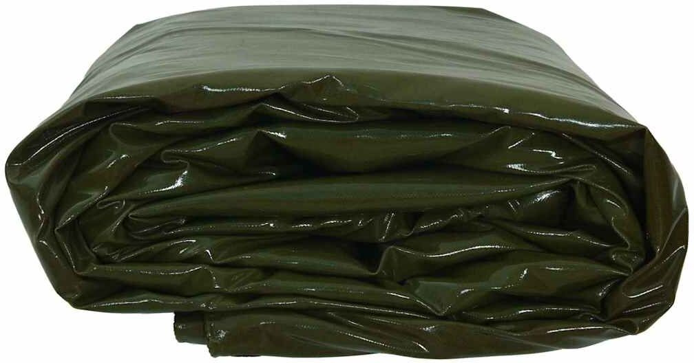 vidaXL Bâche 650g / m² Vert olive 1 x 2,5 m Toile avec revêtement en PVC