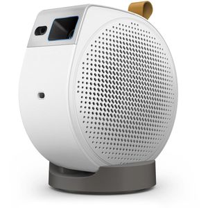 BenQ Beamer GV50, 9H.JSR77.59E, Laser, mit Akku, Full HD, für Heimkino, Mobil, mit 500 ANSI-Lumen, Bluetooth & WLAN