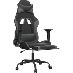 vidaXL Gaming-Stuhl, Gaming Stuhl, Schwarz