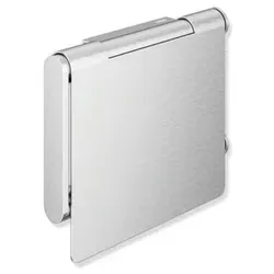 Hewi System 900 WC-Papierhalter 900.21.005XA Edelstahl matt geschliffen, mit Deckel