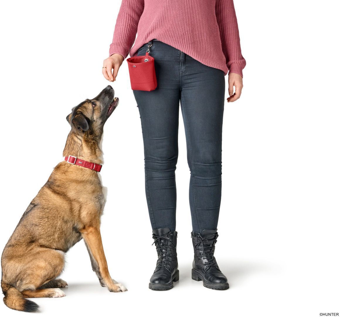DOG SPORT HUNTER Snackbeutel Sofia, rot