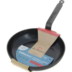 DE BUYER RUNDE BRATPFANNE GlaskeramikOA KERAMIKBESCHICHTUNG 24 CM